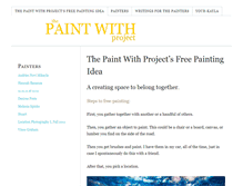 Tablet Screenshot of paintwith.com